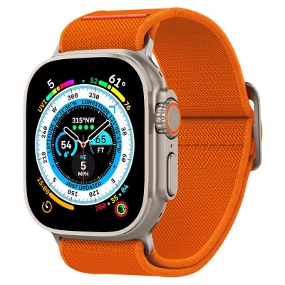 Spigen SGP BAND FIT LITE λουράκι για APPLE WATCH 4 / 5 / 6 / 7 / 8 / SE / ULTRA (42 / 44 / 45 / 49 MM) - ΠΟΡΤΟΚΑΛΙ - AMP05986