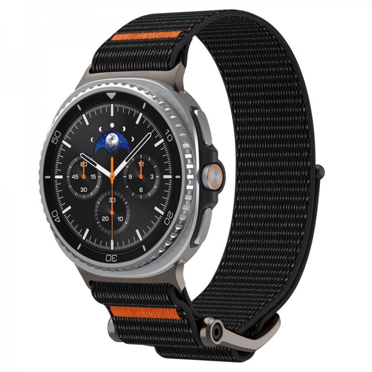 Spigen SGP DuraPro Flex Ultra λουράκι για SAMSUNG GALAXY WATCH 8 44 mm/40 mm, 8 Classic 46 mm (2025) - ΜΑΥΡΟ - AMP10116