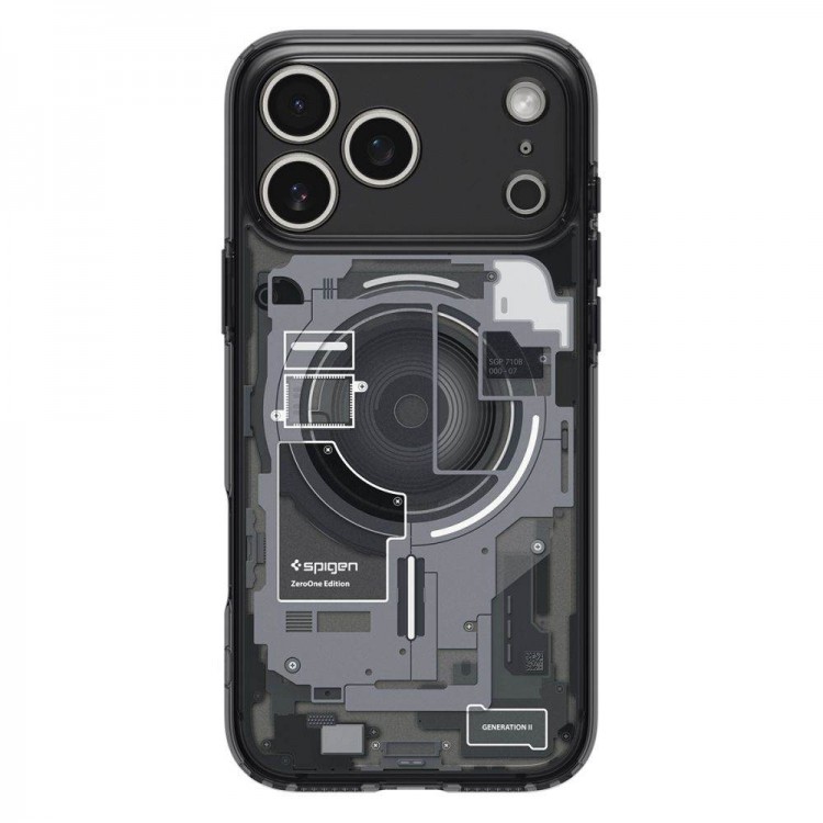Θήκη Spigen SGP Ultra Hybrid MAGSAFE για Apple iPhone 17 PRO MAX 6.9 5G 2025 - ZERO ONE ΜΑΥΡΟ - ACS10289