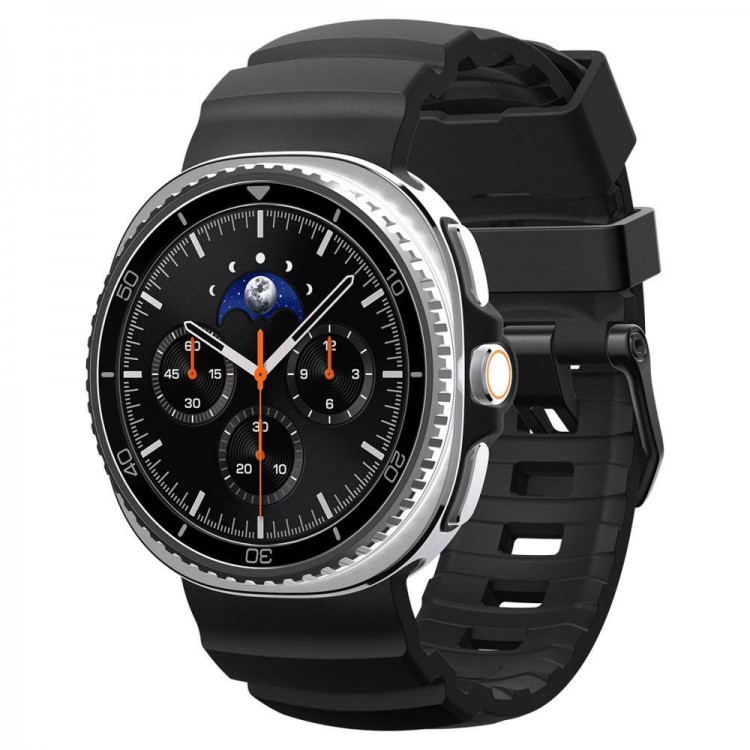 Spigen SGP WBS2 Λουράκι ΣΙΛΙΚΟΝΗΣ για SAMSUNG GALAXY WATCH 8 / CLASSIC (40 / 44 / 46 MM) - ΜΑΥΡΟ - AMP10151