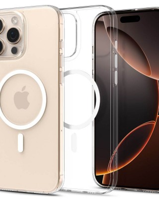 Θήκη SPIGEN SGP Thin Fit "T" MAG MagSafe για Apple iPhone 16 PRO MAX 6.9 5G 2024 - ΔΙΑΦΑΝΟ/ΛΕΥΚΟ - ACS09315