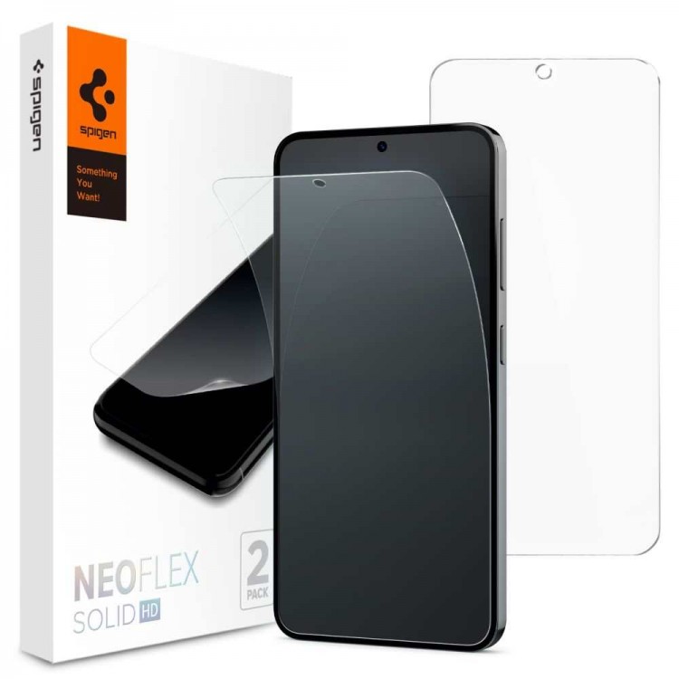 Spigen SGP Μεμβράνη προστασίας Film Neo Flex case friendly  για Samsung Galaxy S24 5G 2024 - ΔΙΑΦΑΝΟ - AFL07439 - 2 ΤΕΜ.