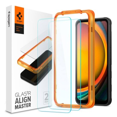 SPIGEN SGP TEMPERED GLASS ALM GLAS.TR SLIM 2-PACK for SAMSUNG GALAXY XCOVER 7 - 2 ΤΕΜ - AGL07581 - ΔΙΑΦΑΝΟ 