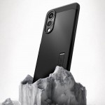 Θήκη SPIGEN SGP Tough Armor MagSafe για Samsung Galaxy S25 EDGE 5G 2025 - ΜΑΥΡΟ - ACS09422