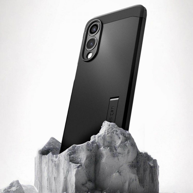 Θήκη SPIGEN SGP Tough Armor MagSafe για Samsung Galaxy S25 EDGE 5G 2025 - ΜΑΥΡΟ - ACS09422