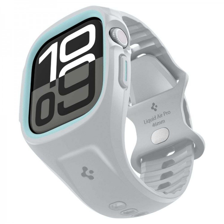 Spigen SGP LIQUID AIR PRO BAND Θήκη με Λουράκι για Apple Watch series 10 (46 MM) - ΓΚΡΙ - ACS09318