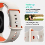 Spigen SGP NANO POP BAND Λουράκι για Apple Watch series 6 / 7 / 8 / 9 / 10 / SE / ULTRA 1 / 2 (44 / 45 / 46 / 49 MM) - ΜΠΕΖ ΠΟΡΤΟΚΑΛΙ - AMP09323