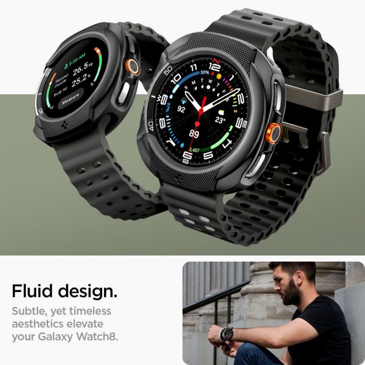 Θήκη Spigen SGP LIQUID AIR για Samsung Galaxy WATCH 8 CLASSIC 46MM 2025 - ACS09841 - ΜΑΥΡΟ