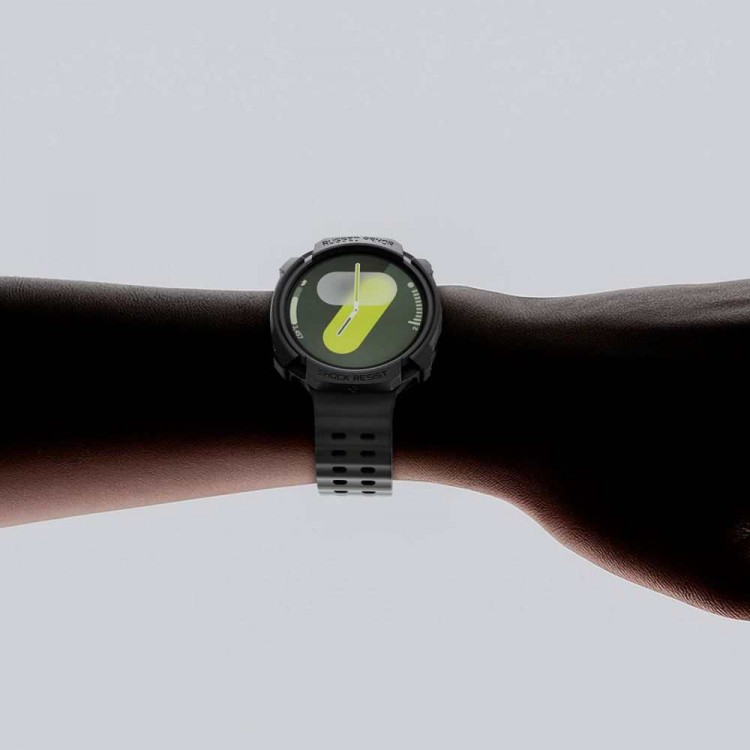 Θήκη Spigen SGP Rugged Armor για SAMSUNG GALAXY WATCH 8 44mm 2025 - ΜΑΥΡΟ - ACS10006