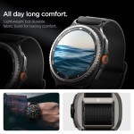 Spigen SGP BAND FIT LITE Υφασμάτινο Λουράκι για SAMSUNG GALAXY WATCH 8 / CLASSIC (40 / 44 / 46 MM) - ΜΑΥΡΟ - AMP10117