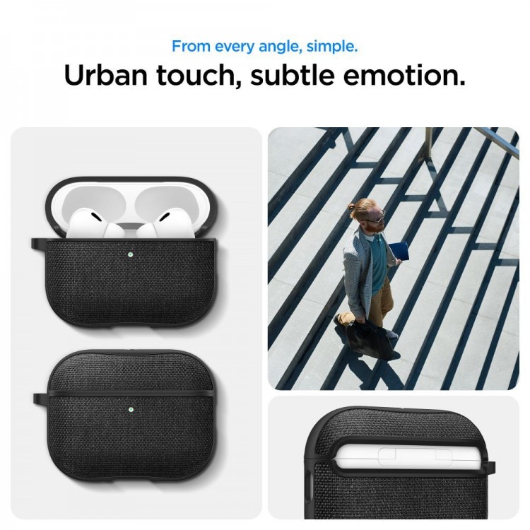 Θήκη Spigen SGP URBAN FIT για Apple AirPods PRO 3 2025 - ΜΑΥΡΟ - ACS09830