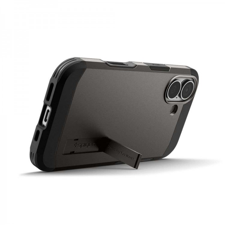 Θήκη Spigen SGP Tough Armor T MagFit MAGSAFE για Apple iPhone 17 6.3 5G 2025 - ΓΡΑΦΙΤΗΣ - ACS10392