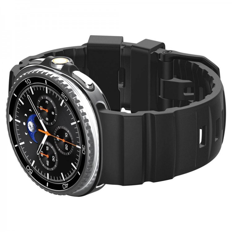 Spigen SGP WBS2 Λουράκι ΣΙΛΙΚΟΝΗΣ για SAMSUNG GALAXY WATCH 8 / CLASSIC (40 / 44 / 46 MM) - ΜΑΥΡΟ - AMP10151