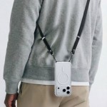 Spigen SGP Crossbody Lanyard Λουράκι (Strap 1P + Connector 2P) DA30L,  LANYARD STRAP CROSSBODY για θήκη - ΜΑΥΡΟ - AFA10614