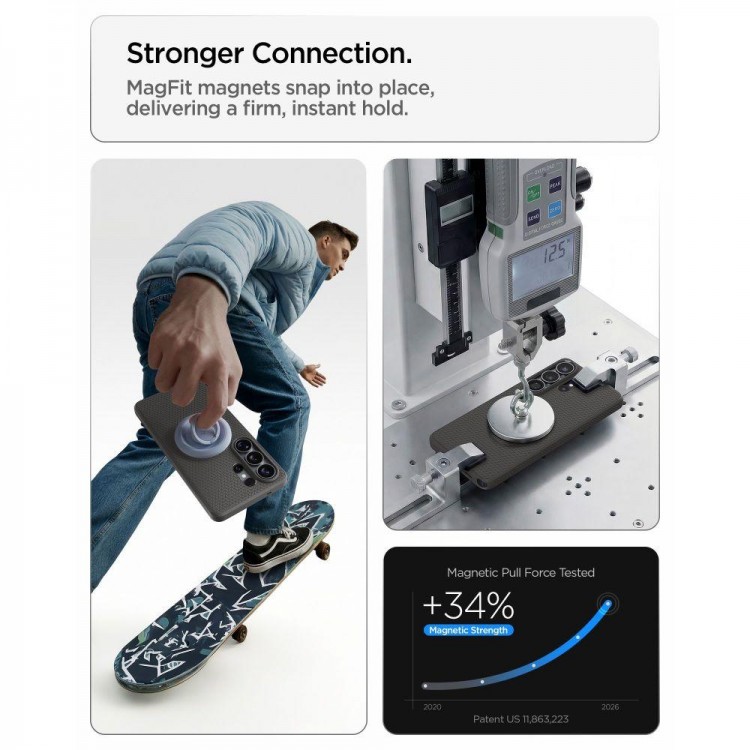 Θήκη Spigen SGP LIQUID AIR MAG MAGSAFE για Samsung Galaxy S26 ULTRA 5G 2026 - Marble ΓΚΡΙ - ACS10675