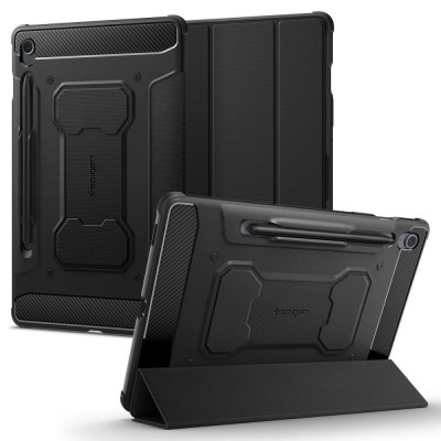 Θήκη Spigen SGP RUGGED ARMOR PRO για SAMSUNG GALAXY TAB S9 FE 10.9 X510 / X516B, S9 FE 2023  - ΜΑΥΡΟ - ACS06857