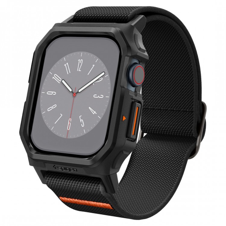 Θήκη Spigen SGP LITE FIT ”PRO” BAND με ΛΟΥΡΑΚΙ για APPLE WATCH SERIES 10 - 46 MM - ΜΑΥΡΟ - ACS08609