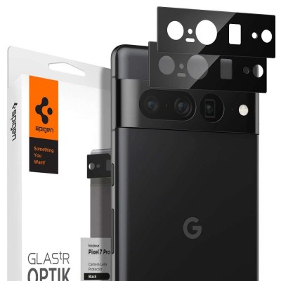 Spigen SGP GLAS.tR SLIM Γυαλί προστασίας 9H Camera Lens για CAMERA για Google Pixel 7 PRO - ΜΑΥΡΟ - 2 τεμ. - AGL05470