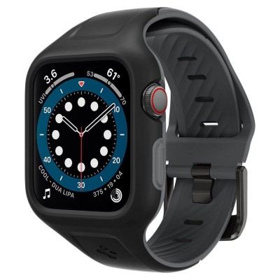 Spigen LIQUID AIR PRO BAND Λουράκι για Apple Watch series 4/5/6/SE 38mm,40mm - MAΥΡΟ - AMP02020