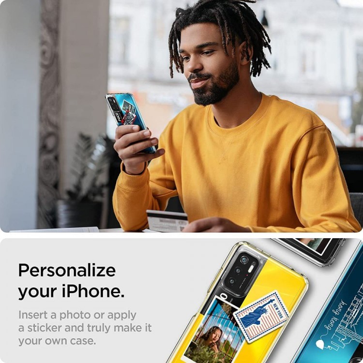 Θήκη Spigen SGP Ultra Hybrid για XIAOMI POCO M3 PRO 5G / REDMI NOTE 10 5G - ΔΙΑΦΑΝΟ - ACS03596