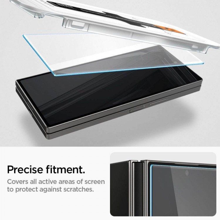 Spigen SGP Γυαλί προστασίας GLAS.tR ”EZ FIT” 2-PACK SLIM FC για SAMSUNG GALAXY Z FOLD 6 2024, 2 TEM - ΔΙΑΦΑΝΟ - AGL07969