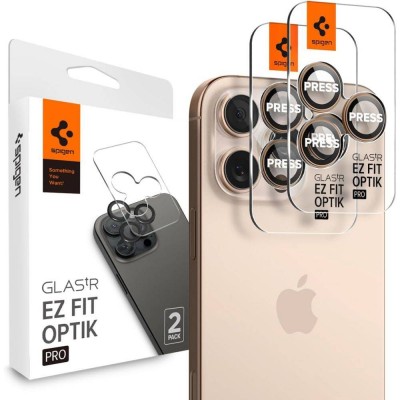 SPIGEN SGP OPTIK.TR EZ FIT CAMERA PROTECTOR Γυαλί προστασίας ΦΑΚΩΝ 9H για CAMERA LENS για Apple IPHONE 16 PRO / 16 PRO MAX - DESERT TITANIUM - AGL08862 - 2-TEM