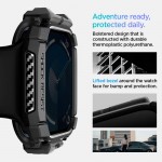 Θήκη Spigen SGP Rugged Armor για Apple Watch SERIES 10 42mm - ΜΑΤ ΜΑΥΡΟ - ACS08585