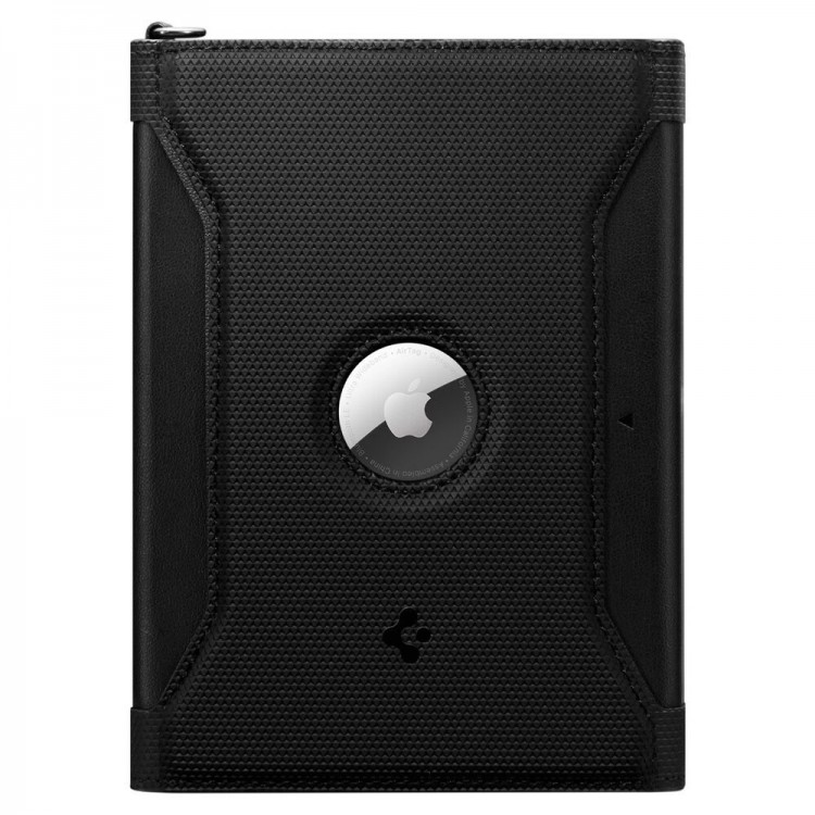 Spigen SGP Universal AirTag Πορτοφόλι Διαβατηρίου/Ταυτότητας με RFID Προστασία και κάρτας SIM - ΜΑΥΡΟ - AFA08852