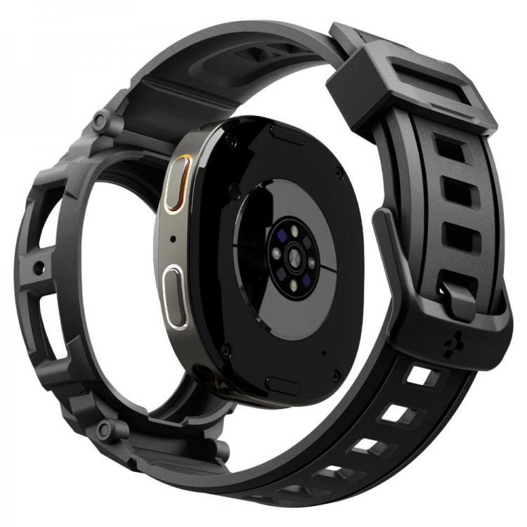 Θήκη Spigen SGP Rugged Armor PRO για Samsung GALAXY WATCH 8 2025 - 44MM - ΜΑΥΡΟ - ACS10007