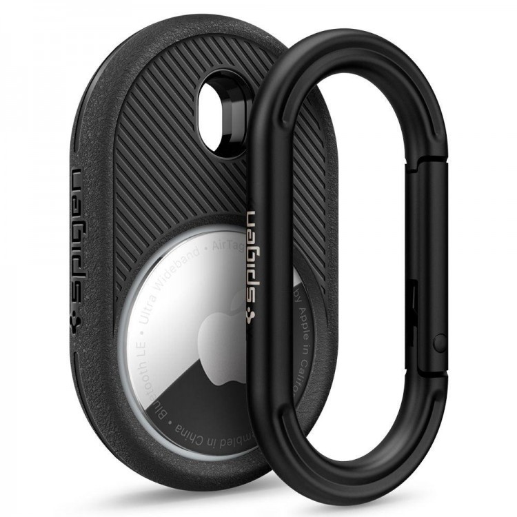 SPIGEN SGP VAULT Secure Holder with Key Ring for APPLE AirTag - Μαύρο - AMP01439