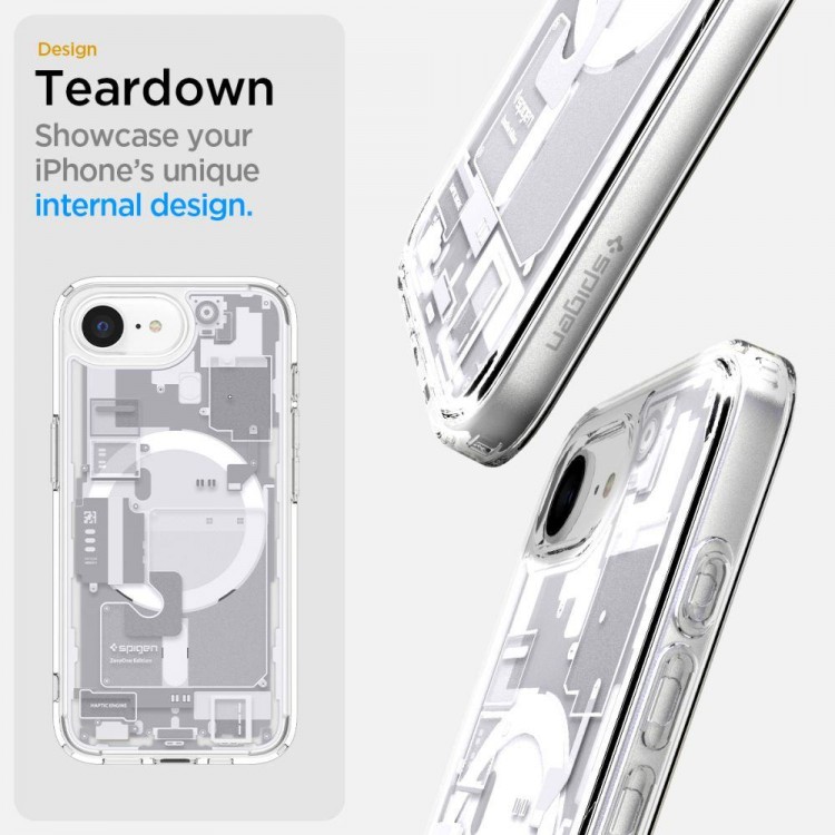 Θήκη Spigen SGP Ultra Hybrid MagSafe για APPLE IPHONE 16e 6.1 2025 - zero one ΛΕΥΚΟ - ACS09142