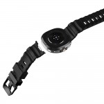 Spigen SGP WBS2 Λουράκι ΣΙΛΙΚΟΝΗΣ για SAMSUNG GALAXY WATCH 8 / CLASSIC (40 / 44 / 46 MM) - ΜΑΥΡΟ - AMP10151