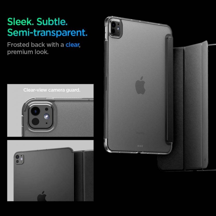 Θήκη SPIGEN SGP LIQUID AIR FOLIO για Apple iPad PRO 11 M4 5th/ M5 6th 2024-2025 - ΜΑΥΡΟ - ACS09440