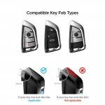 Θήκη Spigen SGP BK100 BMW Κλειδί με Carabiner κ κορδόνι, συμβατό με BMW Smart Key Remote Control Cover - ΜΑΥΡΟ - ACS10425