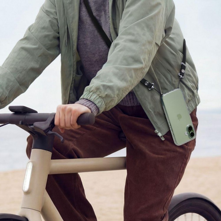 Spigen SGP Crossbody Lanyard Λουράκι (Strap 1P + Connector 2P) DA30L,  LANYARD STRAP CROSSBODY για θήκη - ΜΑΥΡΟ - AFA10614