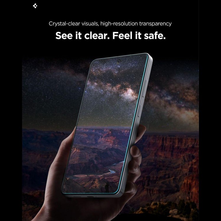 Spigen SGP Γυαλί προστασίας GLAS.tR EZ Fit Pro HD 2 για SAMSUNG GALAXY S26 Ultra 5G 2026 - 2 TEM - ΔΙΑΦΑΝΟ - AGL11072
