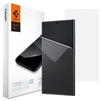 Spigen SGP Μεμβράνη προστασίας Film Neo Flex case friendly  για Samsung Galaxy S24 ULTRA 5G 2024 - ΔΙΑΦΑΝΟ - AFL07494 - 2 ΤΕΜ.