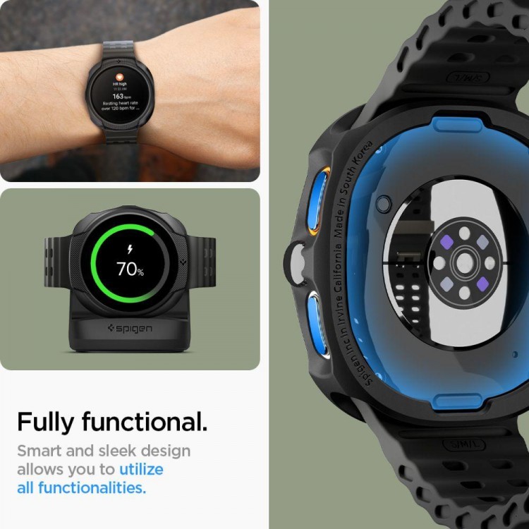 Θήκη Spigen SGP LIQUID AIR για Samsung Galaxy WATCH 8 44MM 2025 - ACS09839 - ΜΑΥΡΟ