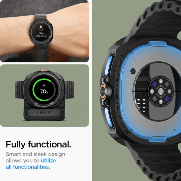 Θήκη Spigen SGP LIQUID AIR για Samsung Galaxy WATCH 8 CLASSIC 46MM 2025 - ACS09841 - ΜΑΥΡΟ
