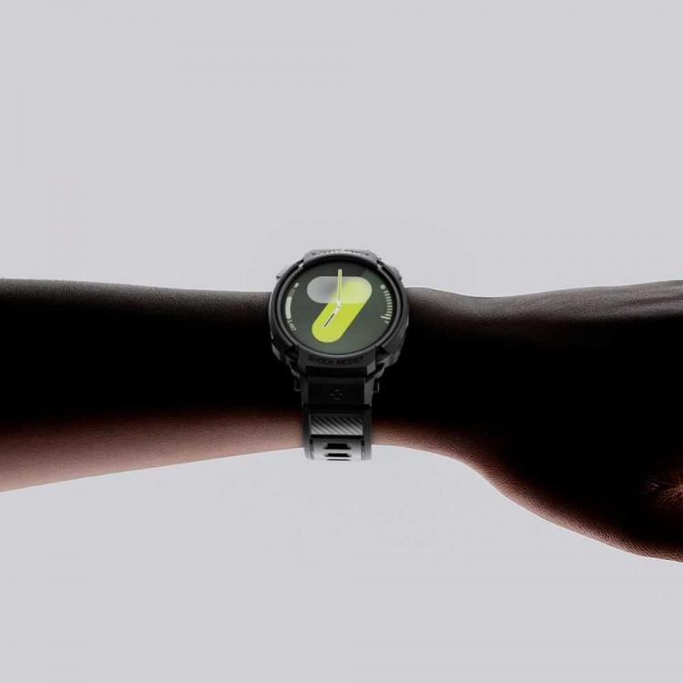 Θήκη Spigen SGP Rugged Armor PRO για Samsung GALAXY WATCH 8 2025 - 44MM - ΜΑΥΡΟ - ACS10007