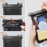 Spigen SGP Velo A603 Universal Αδιάβροχη θήκη τηλεφώνου, 2 ΤΕΜ - BLACK - ACS09745