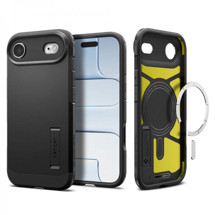 Θήκη Spigen SGP Tough Armor T MagFit MAGSAFE για Apple iPhone 17 AIR 6.6 5G 2025 - ΜΑΥΡΟ - ACS10324