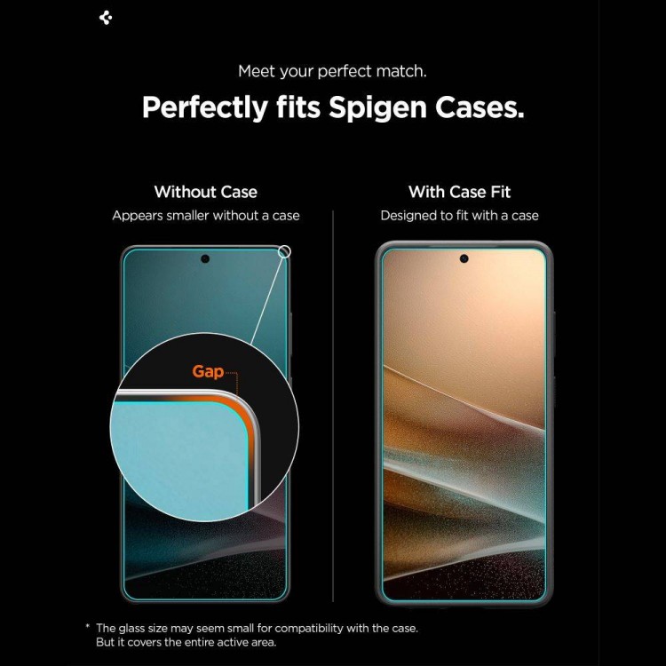 Spigen SGP Γυαλί προστασίας GLAS.tR EZ Fit Pro HD 2 για SAMSUNG GALAXY S26 Ultra 5G 2026 - 2 TEM - ΔΙΑΦΑΝΟ - AGL11072