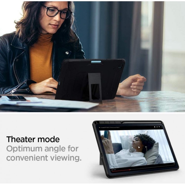 Θήκη Spigen SGP Tough Armor Pro για SAMSUNG GALAXY TAB S6 Lite 10.4 P610 / P615 2020/2022 - ΜΑΥΡΟ - ACS01285