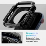 Θήκη Spigen SGP Rugged Armor για Apple Watch SERIES 10 42mm - ΜΑΤ ΜΑΥΡΟ - ACS08585