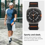 Spigen SGP DuraPro Flex Ultra λουράκι για SAMSUNG GALAXY WATCH ULTRA (47 MM) - ΜΑΥΡΟ - AMP08773