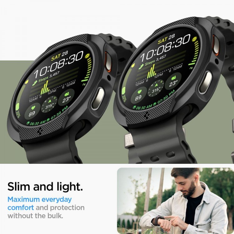 Θήκη Spigen SGP LIQUID AIR για Samsung Galaxy WATCH 8 44MM 2025 - ACS09839 - ΜΑΥΡΟ