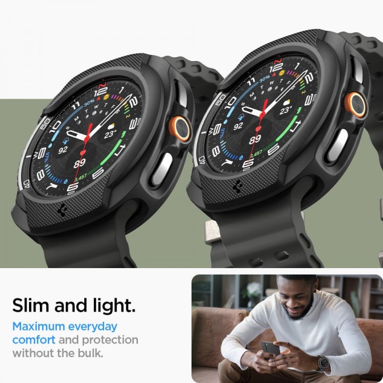 Θήκη Spigen SGP LIQUID AIR για Samsung Galaxy WATCH 8 CLASSIC 46MM 2025 - ACS09841 - ΜΑΥΡΟ