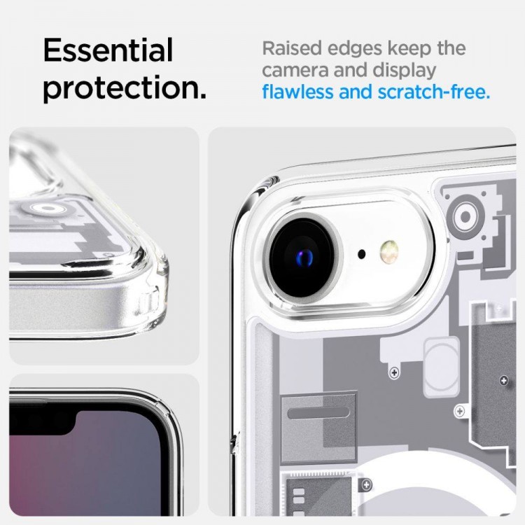 Θήκη Spigen SGP Ultra Hybrid MagSafe για APPLE IPHONE 16e 6.1 2025 - zero one ΛΕΥΚΟ - ACS09142