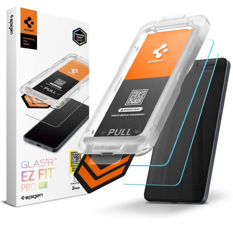 Spigen SGP Γυαλί προστασίας GLAS.tR EZ Fit Pro HD 2 για SAMSUNG GALAXY S26 Ultra 5G 2026 - 2 TEM - ΔΙΑΦΑΝΟ - AGL11072